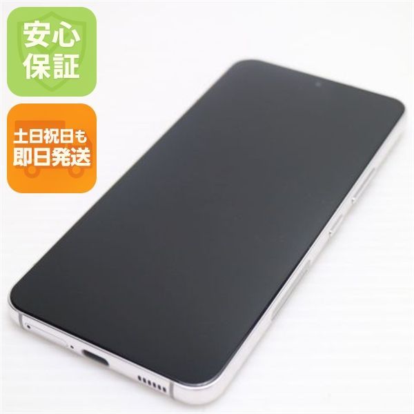 超美品 Galaxy S22 SCG13 ファントムホワイト スマホ 白ロム 土日祝発送OK 02000
