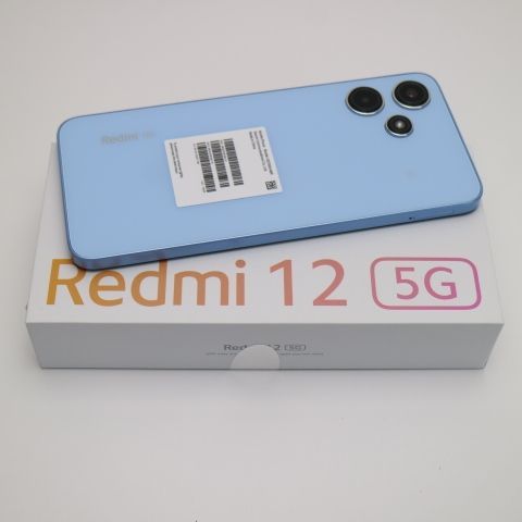 新品未使用 SIMフリー Redmi 12 5G 128GB スカイブルー スマホ Xiaomi