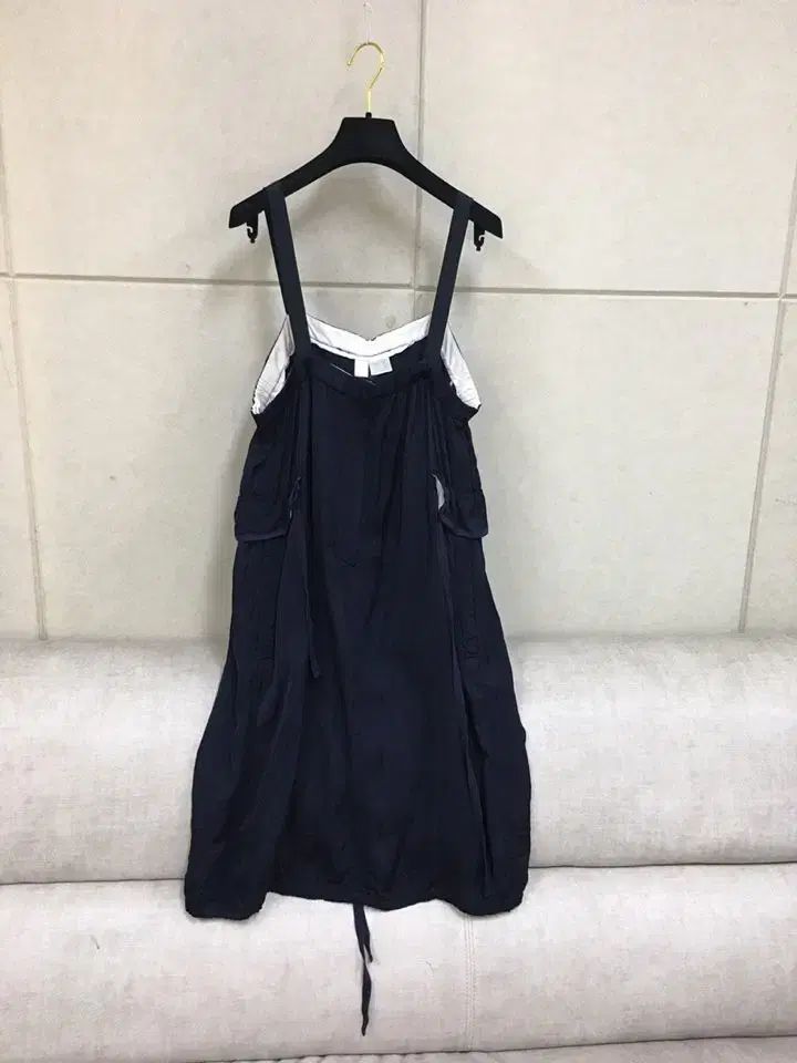 KUHO正規品 ネイビー サスペンダー ワンピース