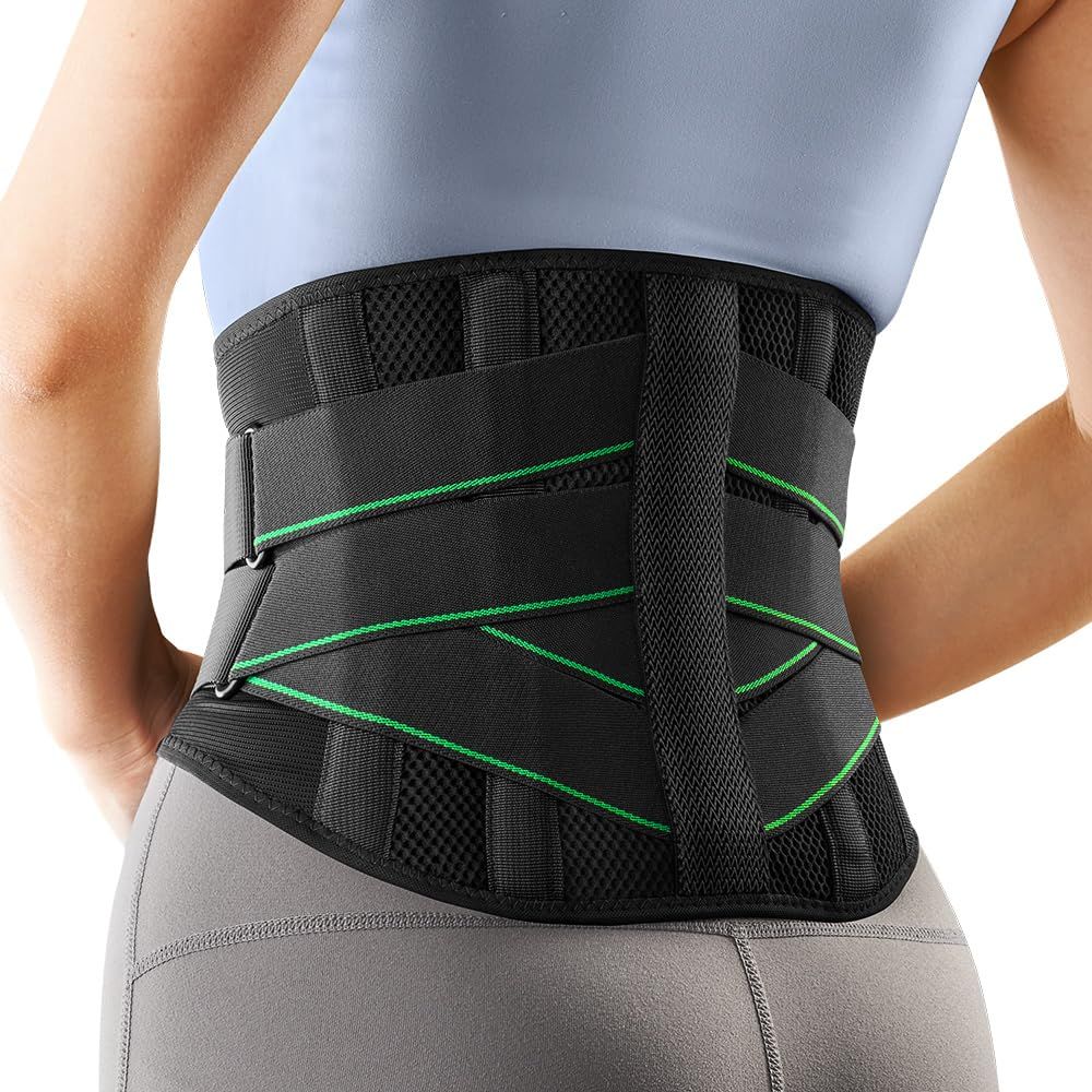 新品 FREETOO 腰 サポーター 【整体師厳選推薦】腰椎ベルト コルセット 強力サポート固定 軽薄通気 メッシュ構造 蒸れない 調節可 男女兼用 XLサイズ(お腹周り115cm-130cm)