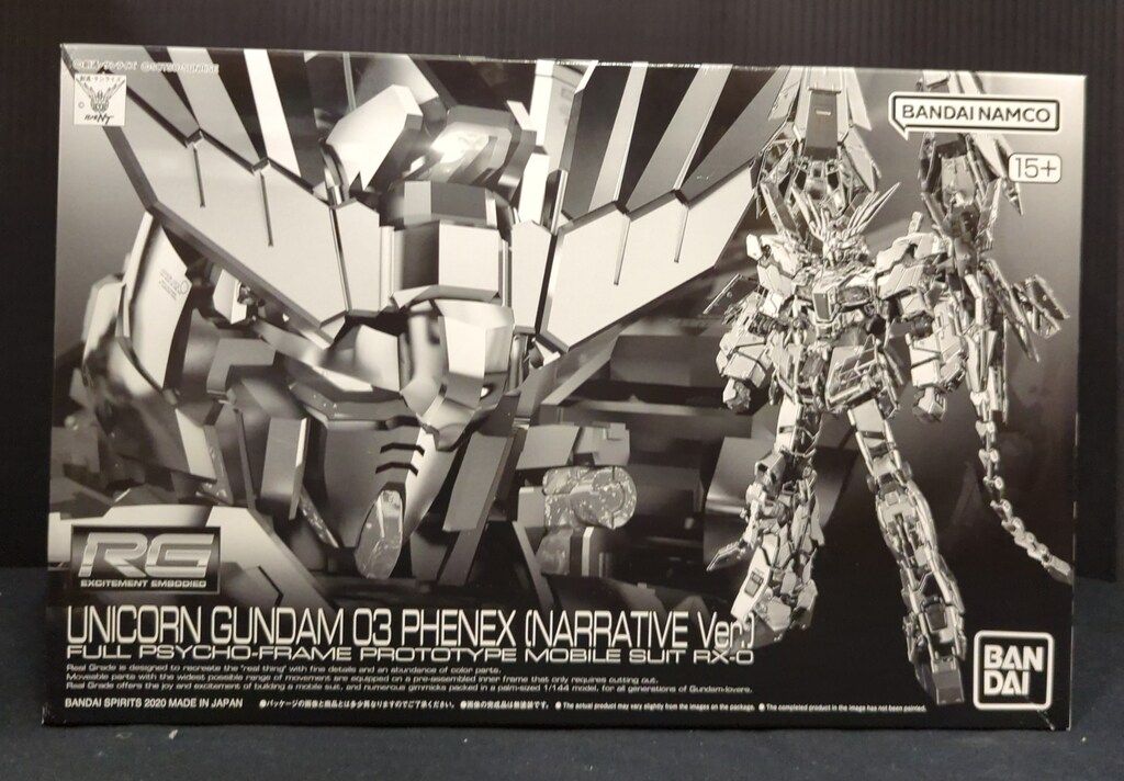 BANDAI SPIRITS RG 1/144 バンダイナムコ版 ユニコーンガンダム3号機 フェネクス(ナラティブver.)
