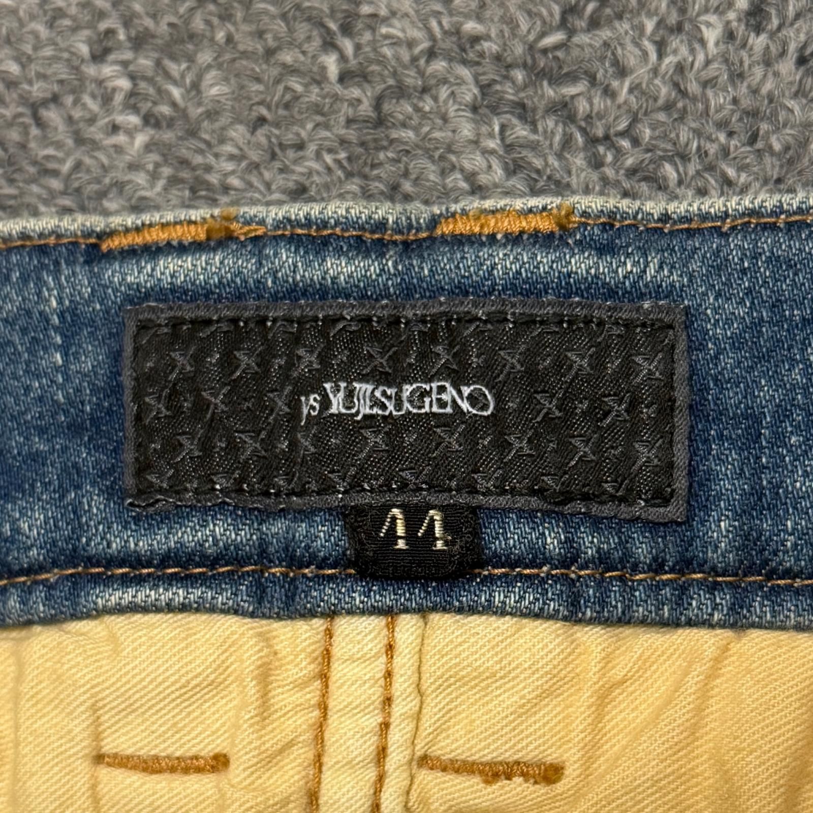 参考上代36300円 ys Yuji SUGENO Hybrid Stretch USED Skinny Denim
