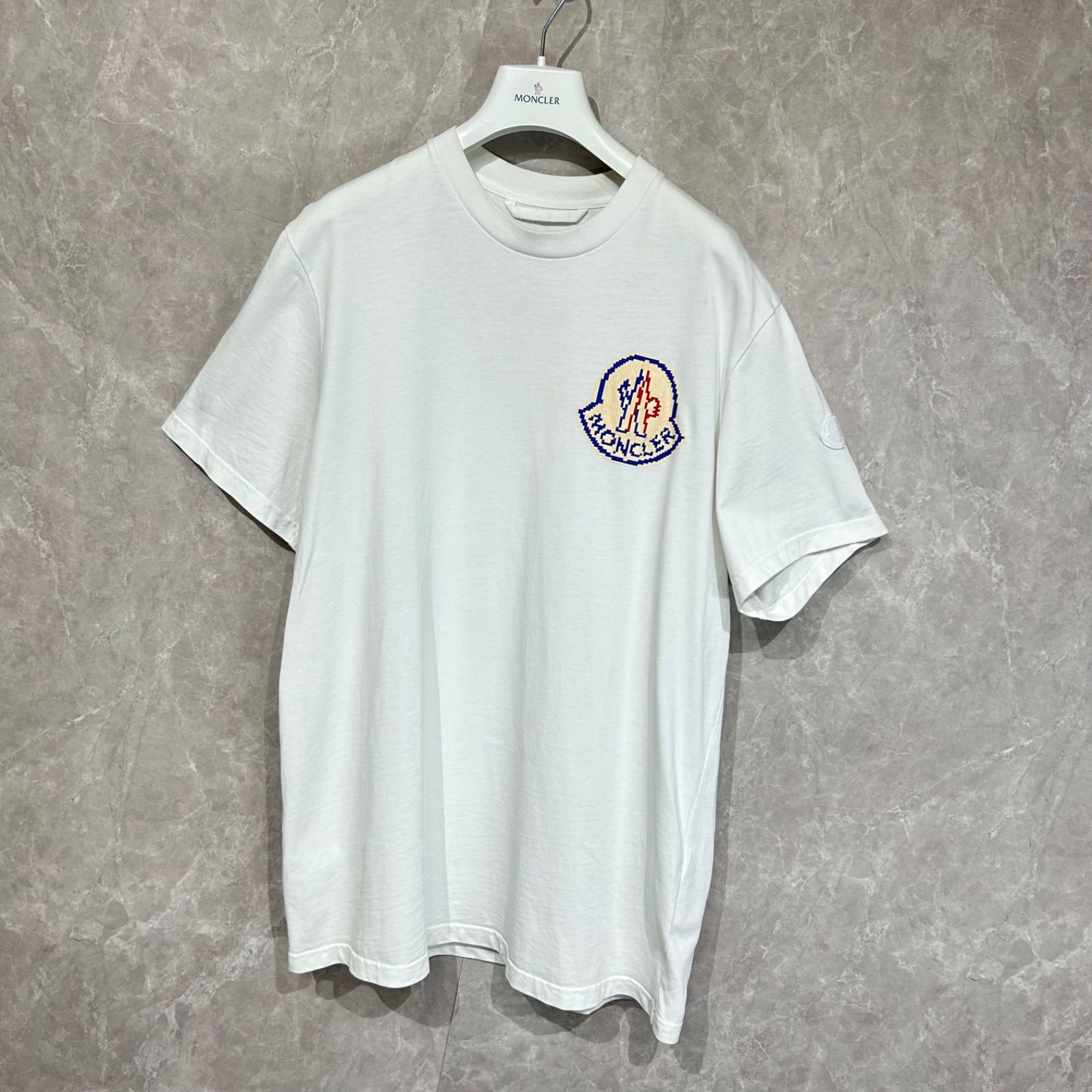MONCLER モンクレール 半袖Tシャツゴシックロゴ白L