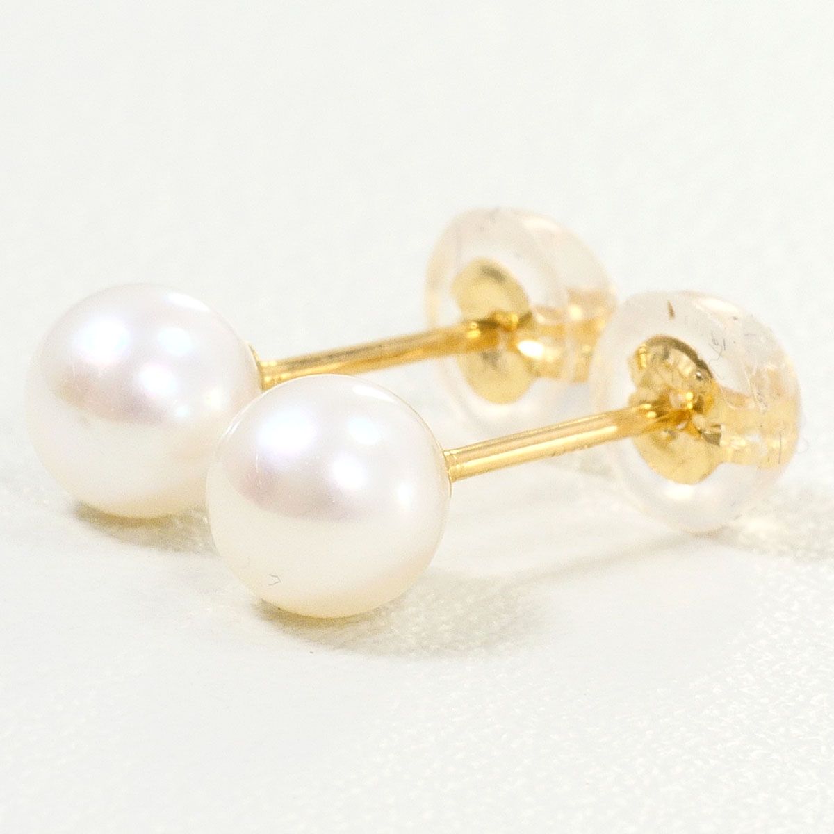 K18YG ピアス パール（真珠） 総重量約0.4g ジュエリー 10,656円
