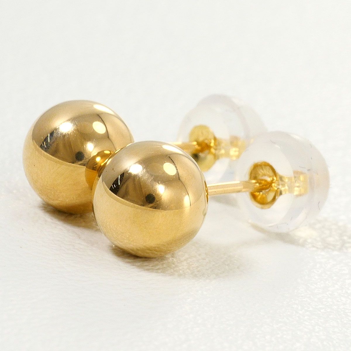 K18YG ピアス 総重量約0.5g ジュエリー