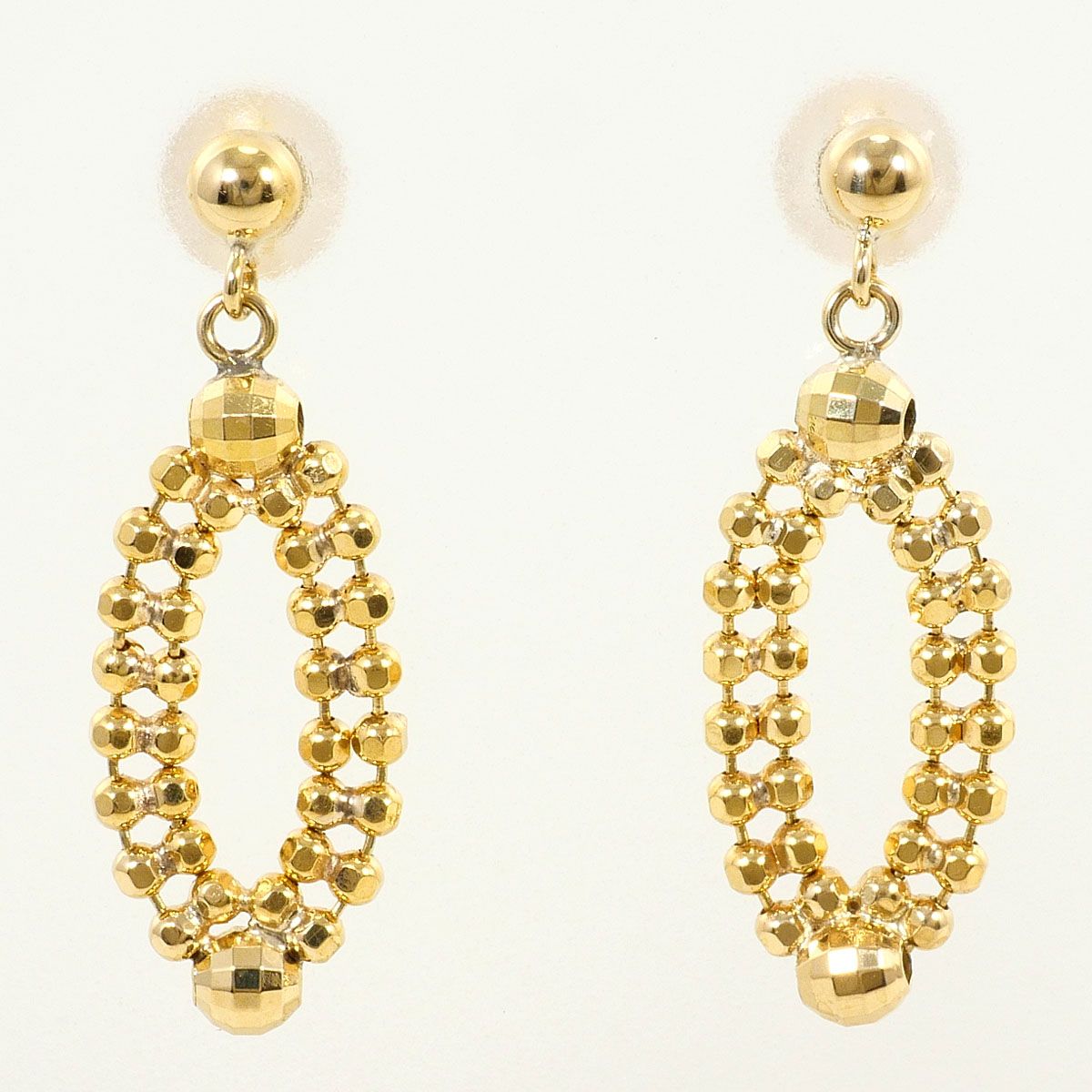 K18YG ピアス 総重量約1.5g ジュエリー