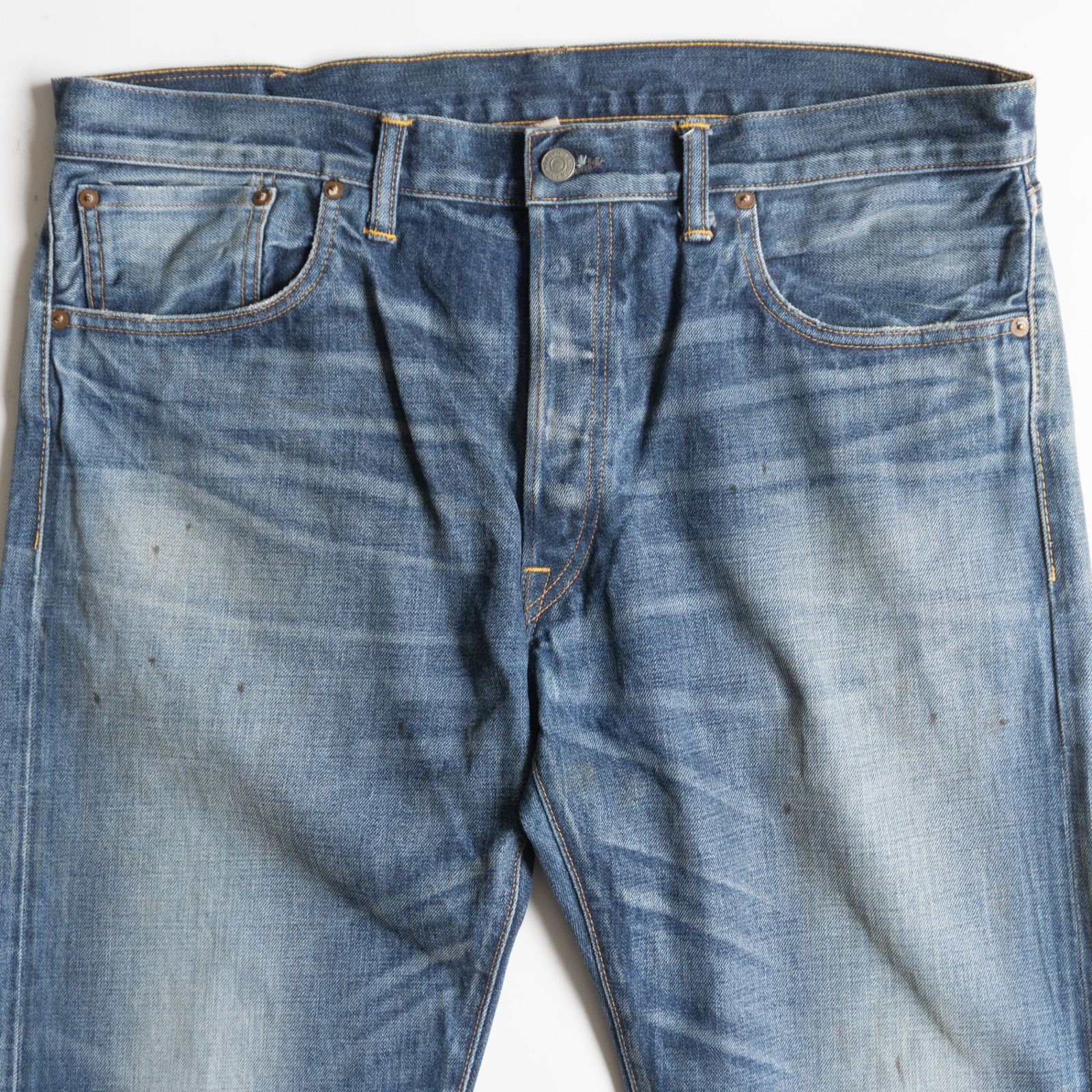 【美品】RRL【MIDLAND WASH LOW-STRAIGHT JEANS】36×32 アメリカ製 ジーンズ デニムパンツ 26050110 美品】RRL【MIDLAND WASH LOW-STRAIGHT JEANS】36×32 アメリカ製