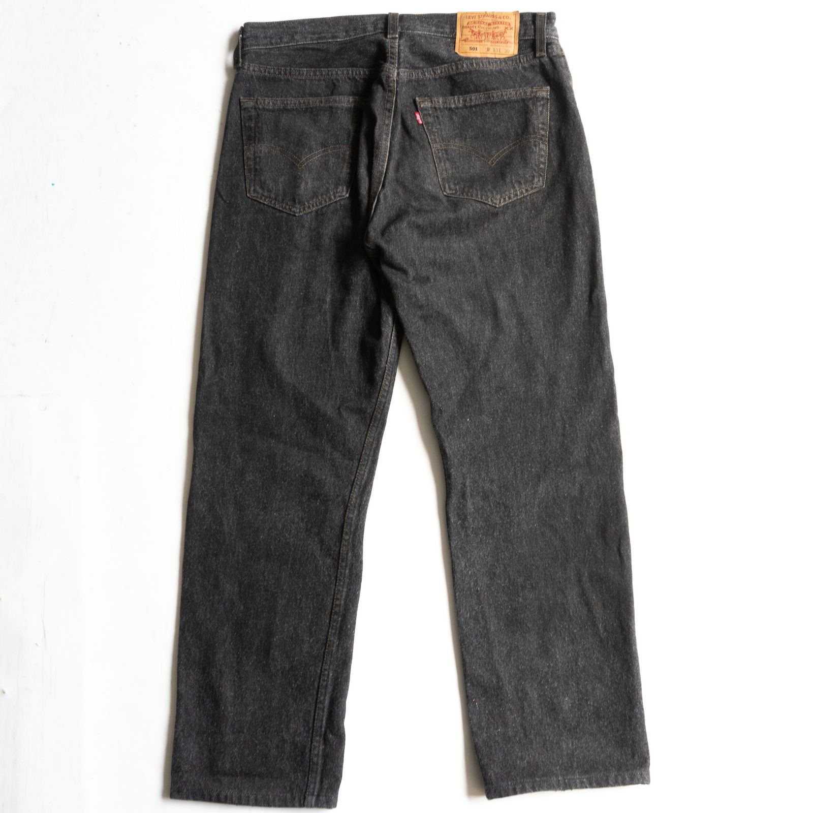 先染め/ゴールデンサイズ】 LEVI'S 【90s/501 ブラックデニム デニム