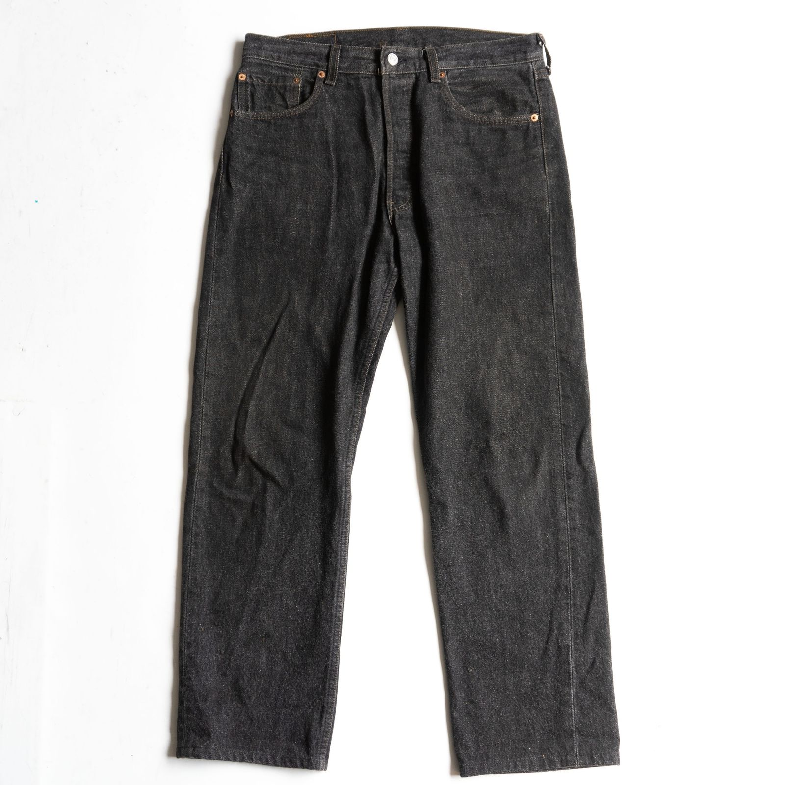 ゴールデンサイズ✨リーバイス501 後染め ブラック 32×30 90s 先染め/ゴールデンサイズ】 LEVI'S 【90s/501 ブラックデニム デニム