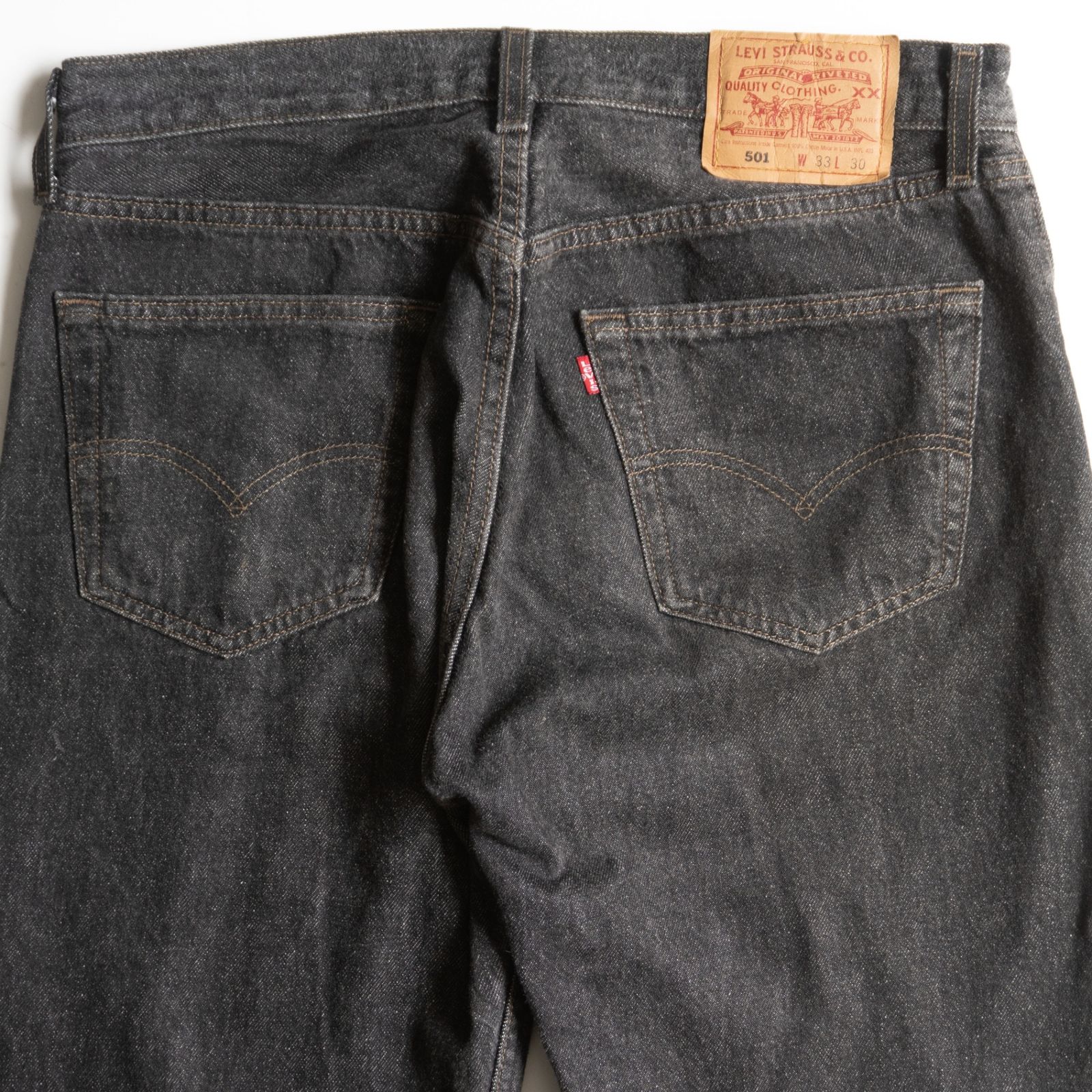 先染め/ゴールデンサイズ】 LEVI'S 【90s/501 ブラックデニム デニム