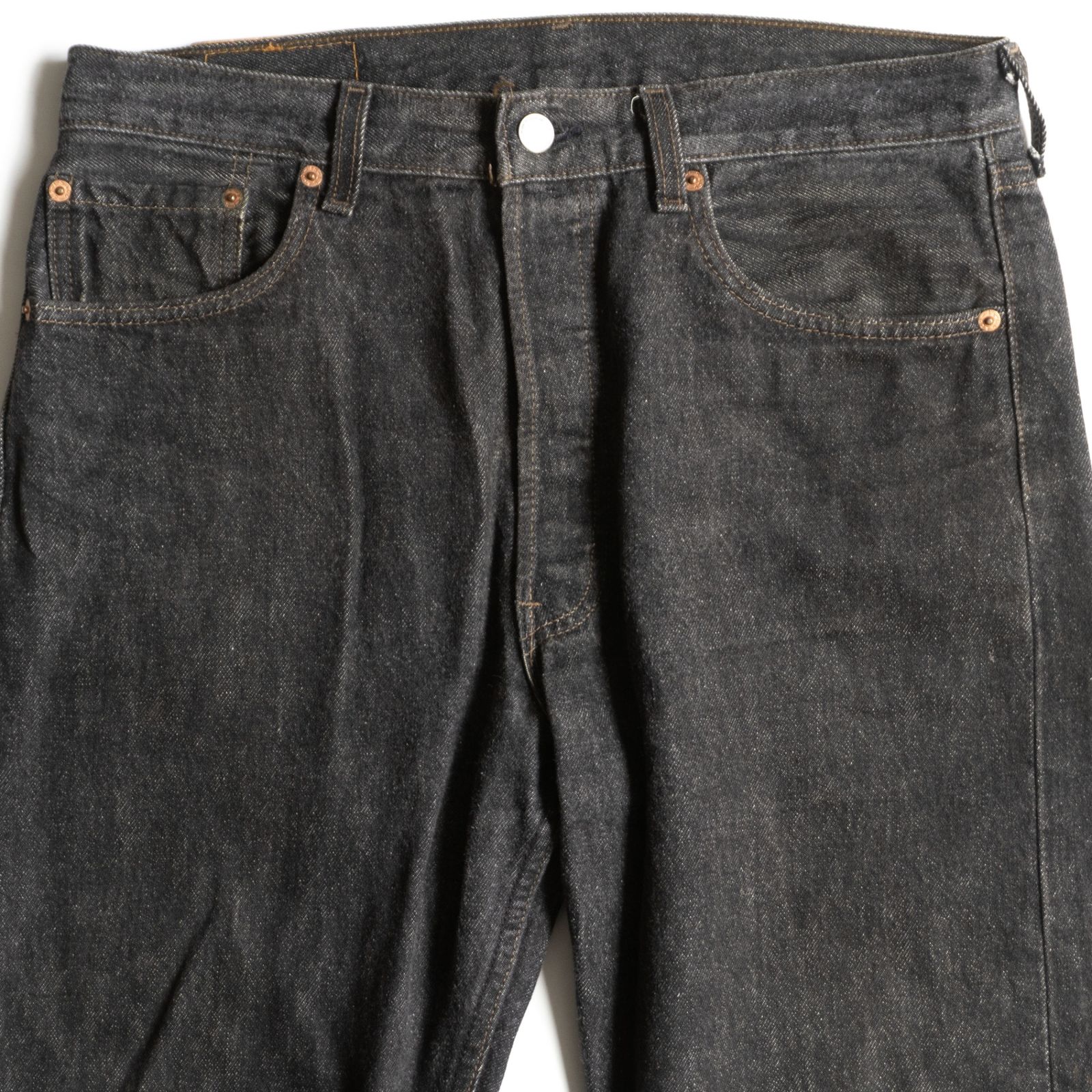 先染め/ゴールデンサイズ】 LEVI'S 【90s/501 ブラックデニム デニム