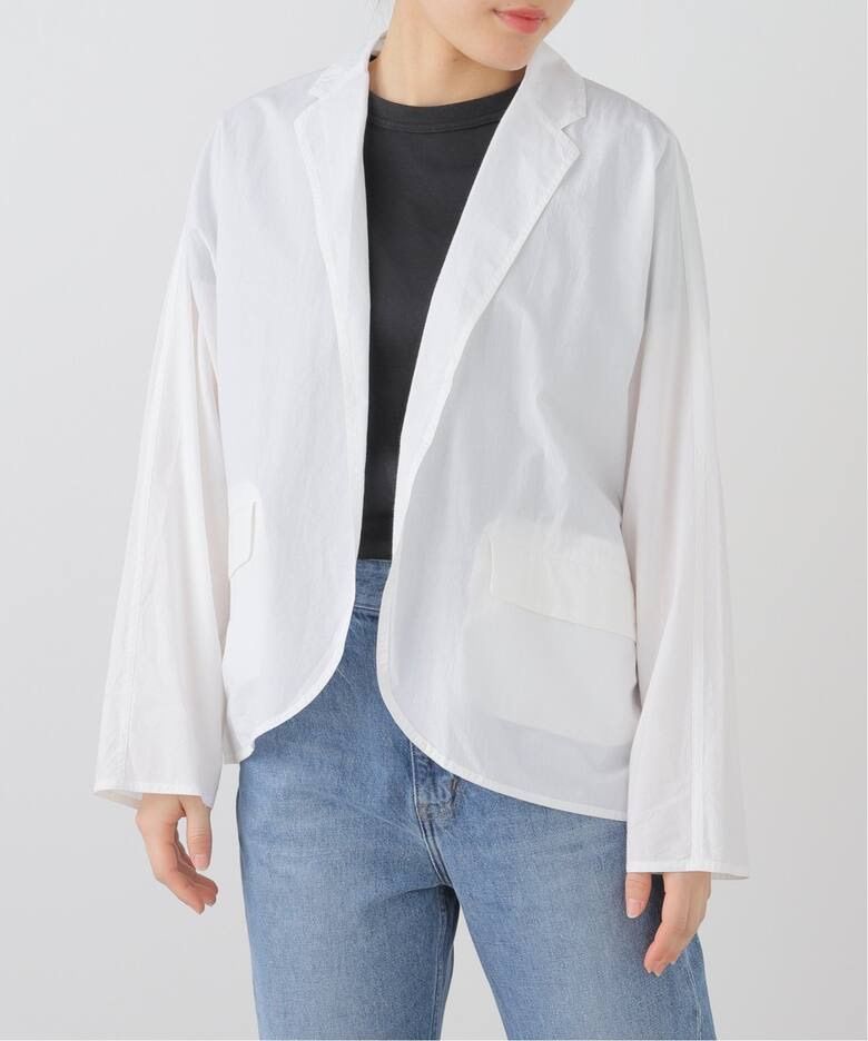 未使用【洗える】TICCA/ティッカ ハーフシャツジャケット 定価29700円