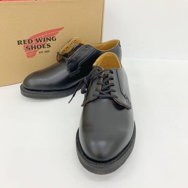 RED WING レッドウィング 101 Postman Oxford シューズ ポストマン オックスフォード 新品同様 メンズ 26.5cm ブラック 靴 DF18963■ 32,890円
