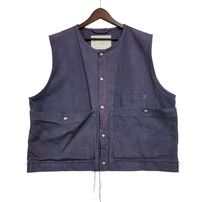 【中古品】 CAMIEL FORTGENS カミエルフォートヘンス 017 SNAP VEST スナップ ベスト 【141-260509-cs-31-izu】