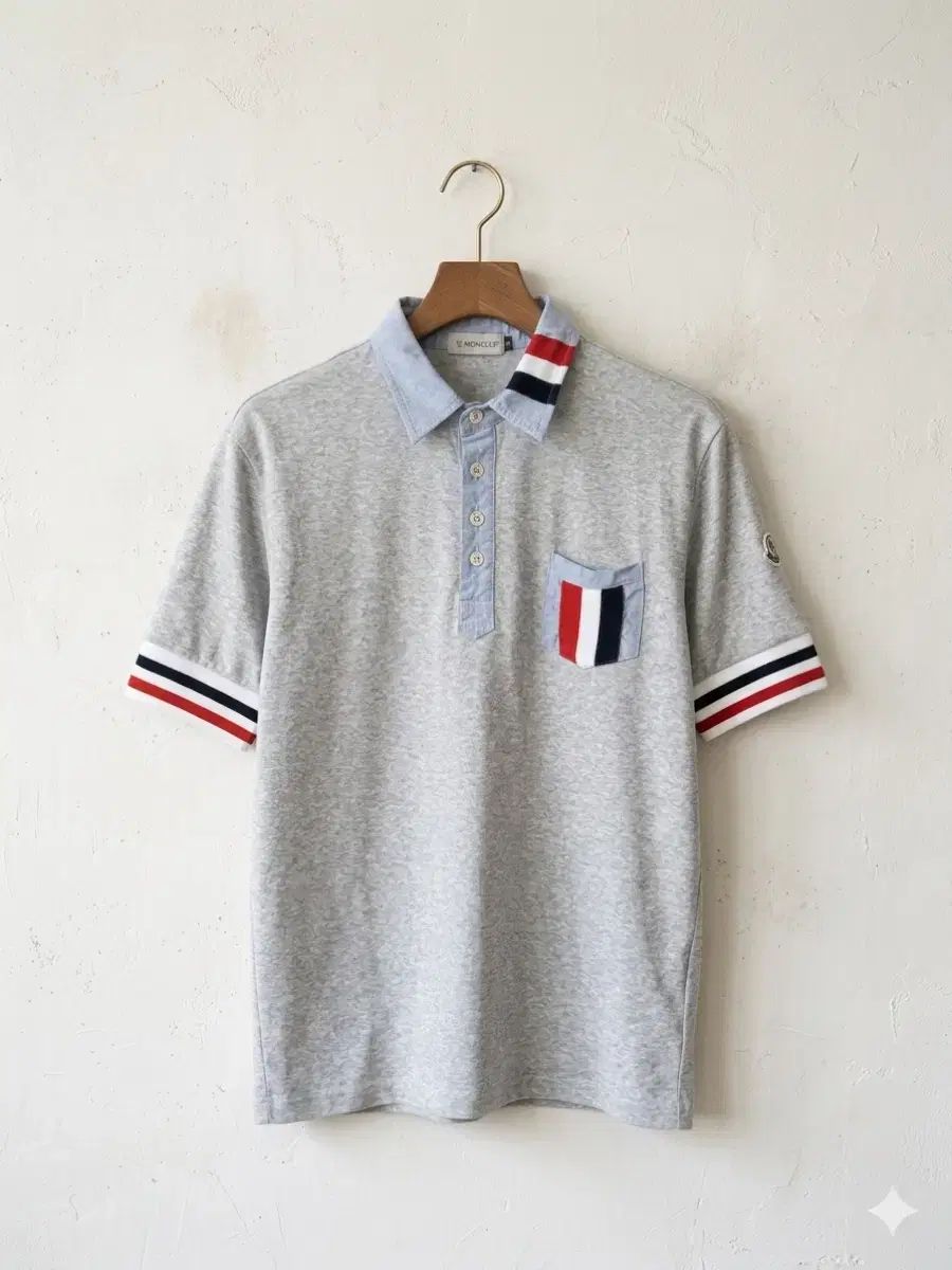 MONCLER Tricolor POLO