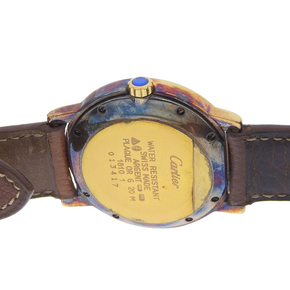 CARTIER】カルティエ マストロンド W1009244 シルバー925×レザー