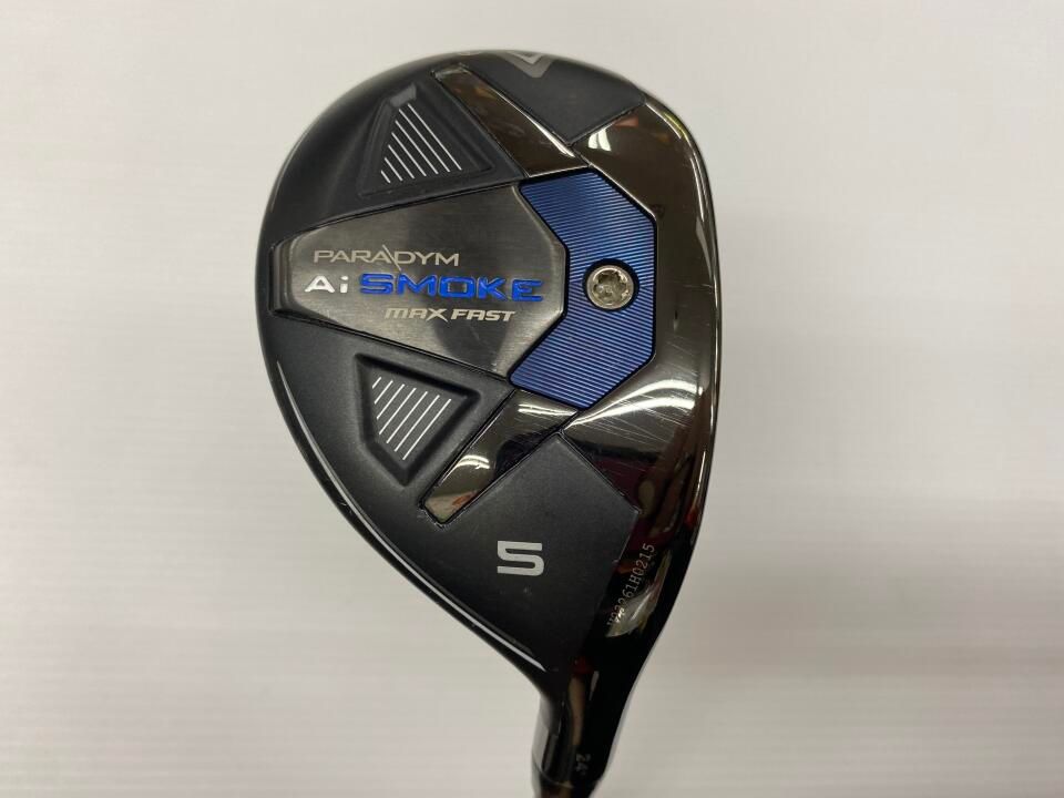 キャロウェイ　PARADYM Ai SMOKE MAX FAST　24度　TENSEI 40 for Callaway(Ai SMOKE)　SRフレックス　ユーティリティ　中古【最短即日発送】