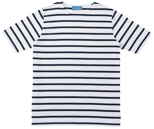 新品 [カゼン] ボーダーTシャツ半袖 AMZ-HM22 AMZ-HM22 10 ホワイトXネイビー(HM22-40) L 4,074円