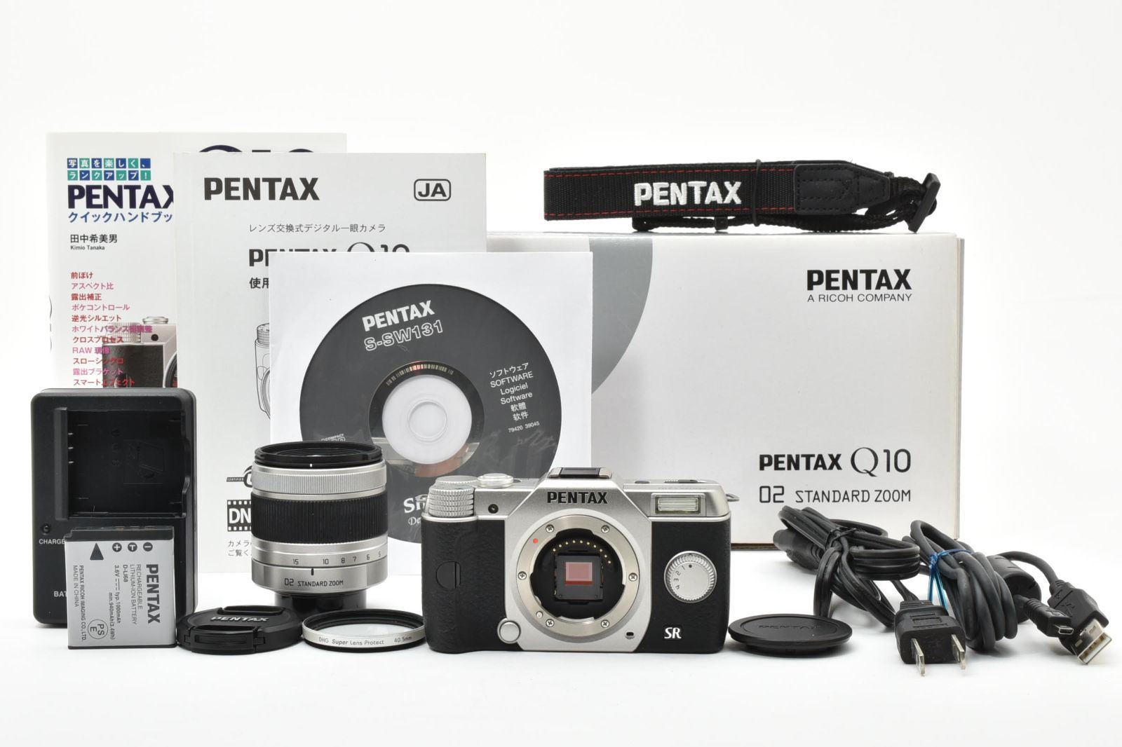 ★超極上★Pentax ペンタックス Q10 5-15mm 02 STANDARD ZOOM　レンズセット★極小シャッター数　78回！