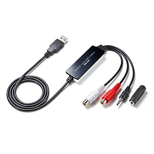 サンワダイレクト USBオーディオキャプチャー アナログ音声デジタル化 カセットテープ/MD/レコード Windows対応 ソフト付属 400-MEDI017as f6cbc459 4,389円