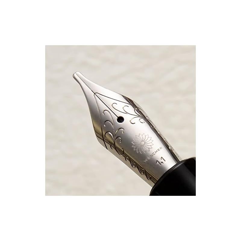 【新品】 WANCHER 交換用ペン先 ＃6 Jowoニブ ステンレス ワンチャー万年筆 ドイツ Jowo社製 万年筆用 (スタブ1.1) 0