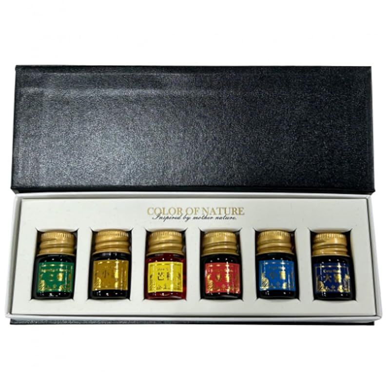 【新品】 IWI 万年筆インク カラーオブネーチャーインク フォーシーズンギフトセット 5ml 夏 サマー コレクション BIK5-SUMMER