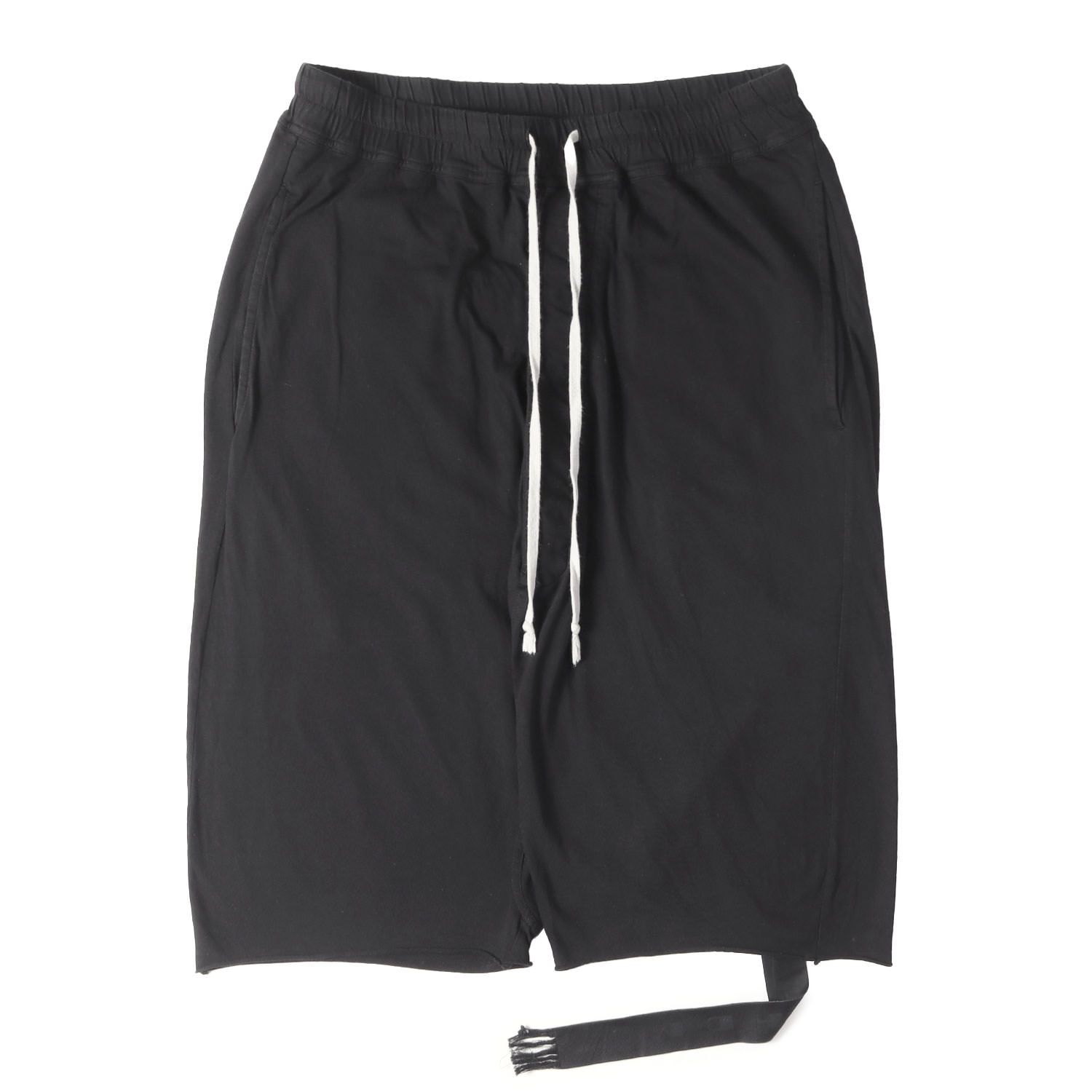 RICK OWENS リックオウエンス パンツ ブラック XS | 23SS ドローコードポッズ コットン サルエル ショーツ (DRAWSTRING PODS) DRKSHDW DU01C6380-RN | ショートパンツ【メンズ】【中古】