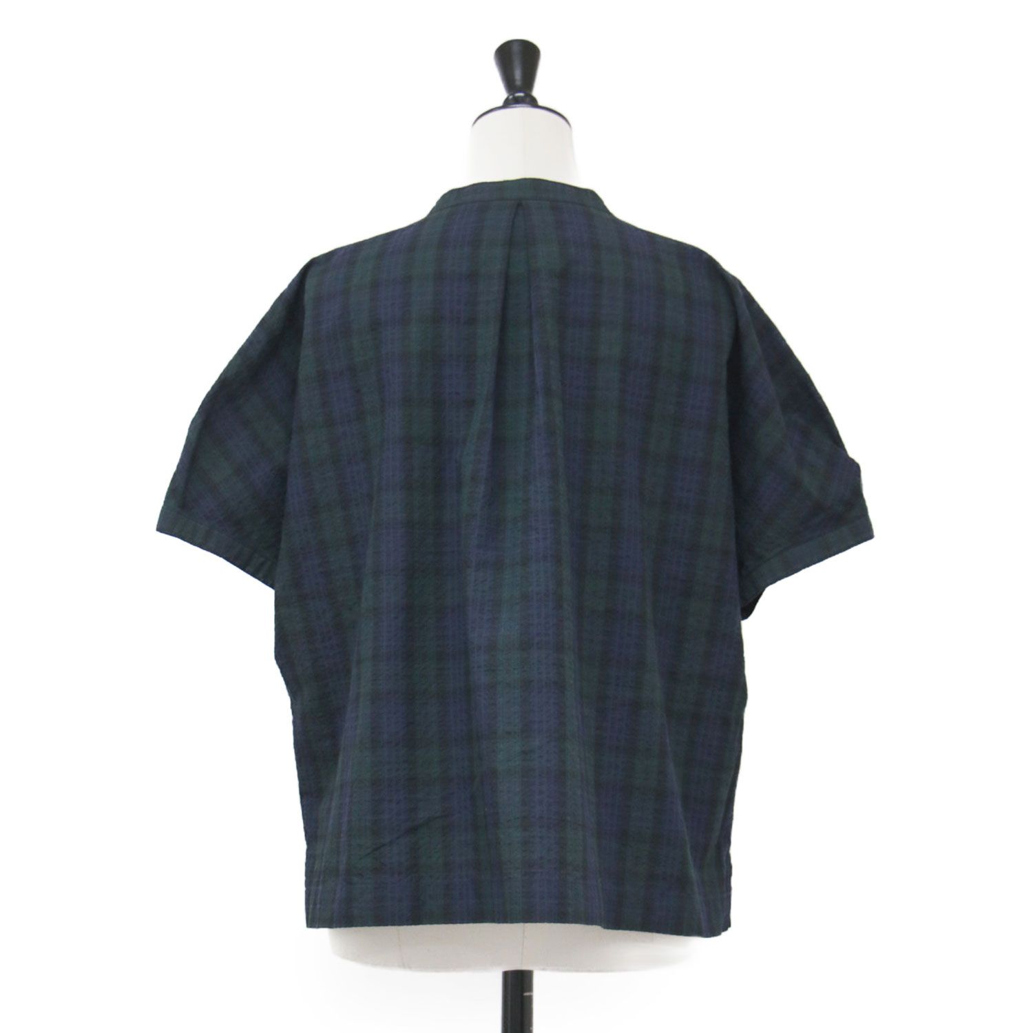 長袖MACKINTOSH PHILOSOPHY マッキントッシュ ブラウス ネイビー 