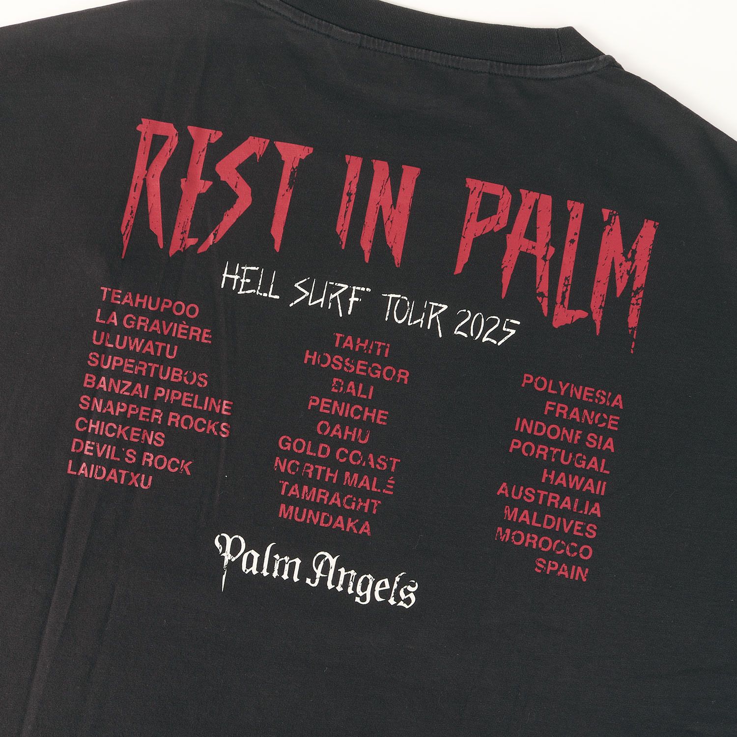 新品】Palm Angels パーム エンジェルス Tシャツ ブラック 黒 サイズ:L 