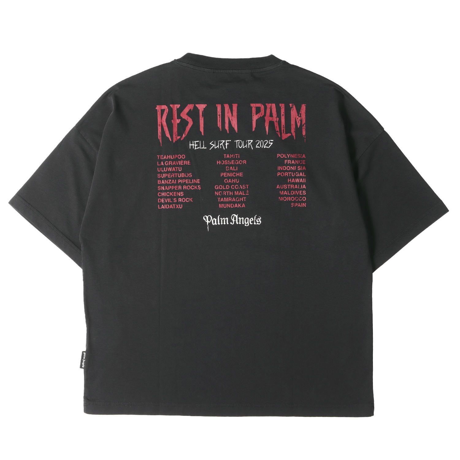 新品】Palm Angels パーム エンジェルス Tシャツ ブラック 黒 サイズ:L 