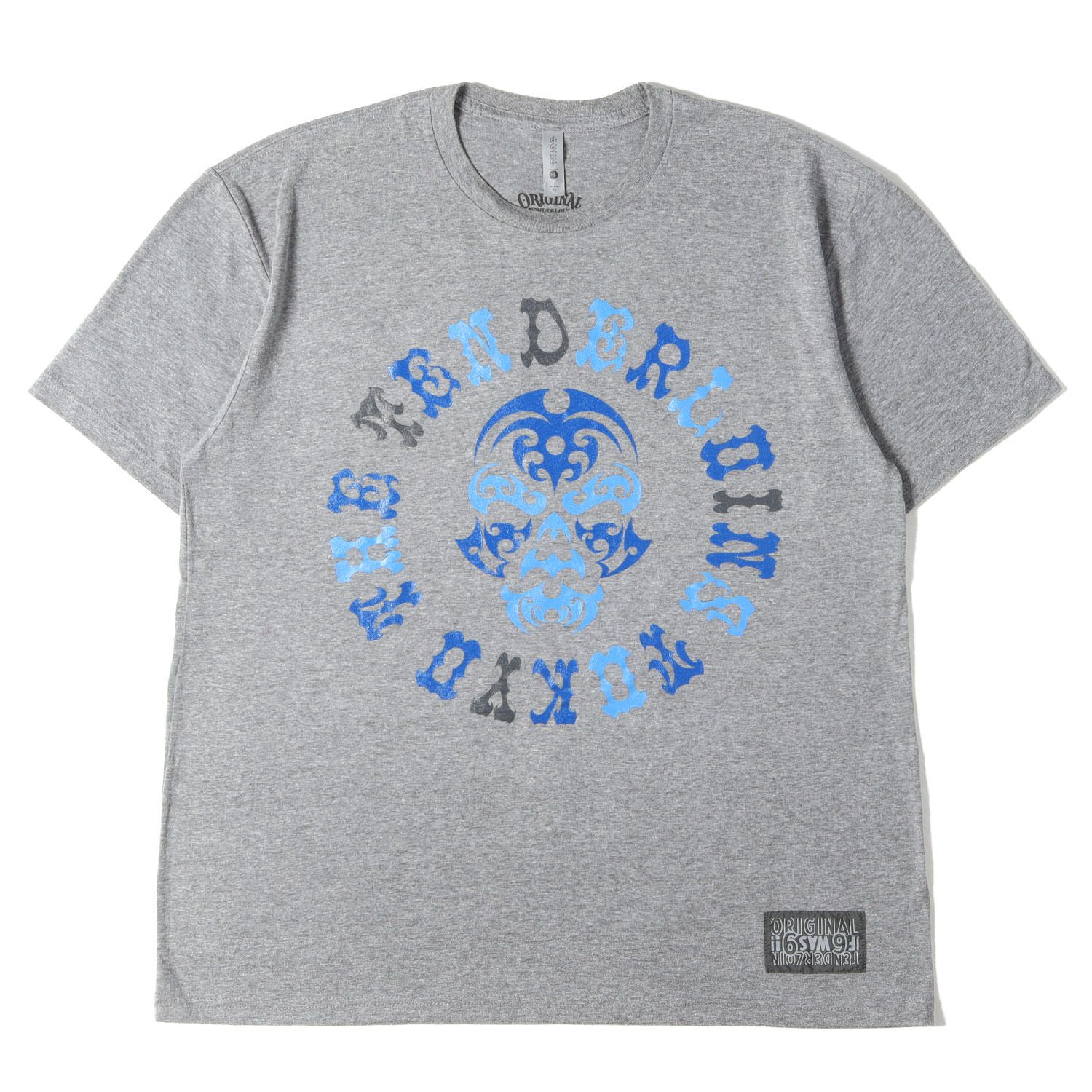 TENDERLOIN テンダーロイン Tシャツ アッシュグレー サイズ:XL | 22SS ボルネオスカル クルーネック Tシャツ (TEE BS) | トップス カットソー 半袖【メンズ】【中古】