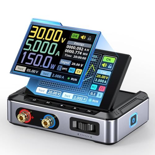 FNIRSI DPS-150 直流安定化電源 0~30V 0~5A電圧電流調整 CNC プログラマブルスイッチング電源 4桁 IPSディスプレイ 150W低雑音 高精度 研究実験室用 テスト修理 バッテリー充電 電気のメンテナンスY e9a98351