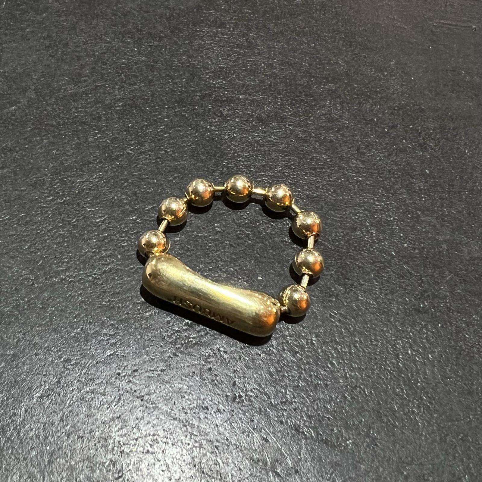 参考上代29700円 未使用 AMBUSH BALL CHAIN RING ボールチェーンリング 