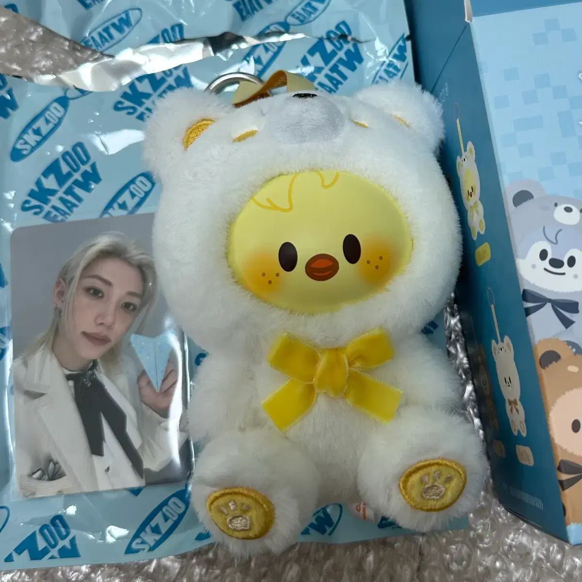 SKZOO シークレット キーホルダー FELIX ぬいぐるみ (フィリックス 特典 トレカ 含む)