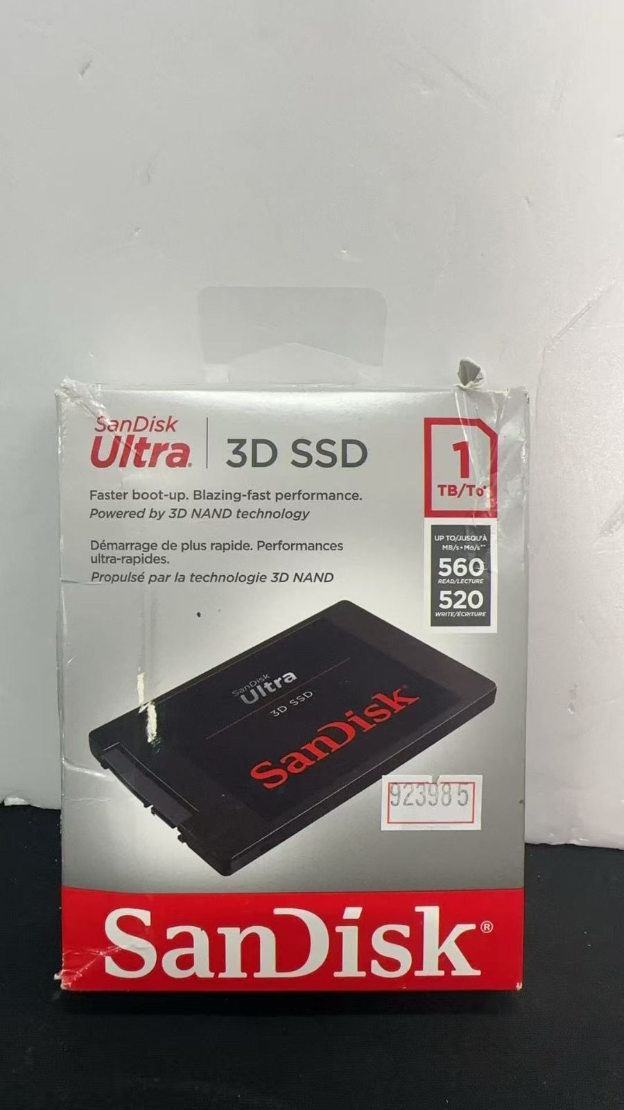 SanDisk Ultra 3D 1TB SSD 半ジャンク / 認識OK ++923985