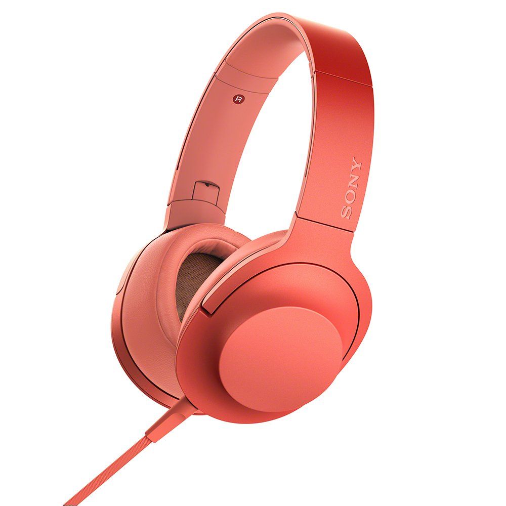 新品 ソニー ヘッドホン h.ear on 2 MDR-H600A : ハイレゾ対応 密閉型 リモコン・マイク付き 2017年モデル 360 Reality Audio認定モデル トワイライトレッド MDR-H600A R