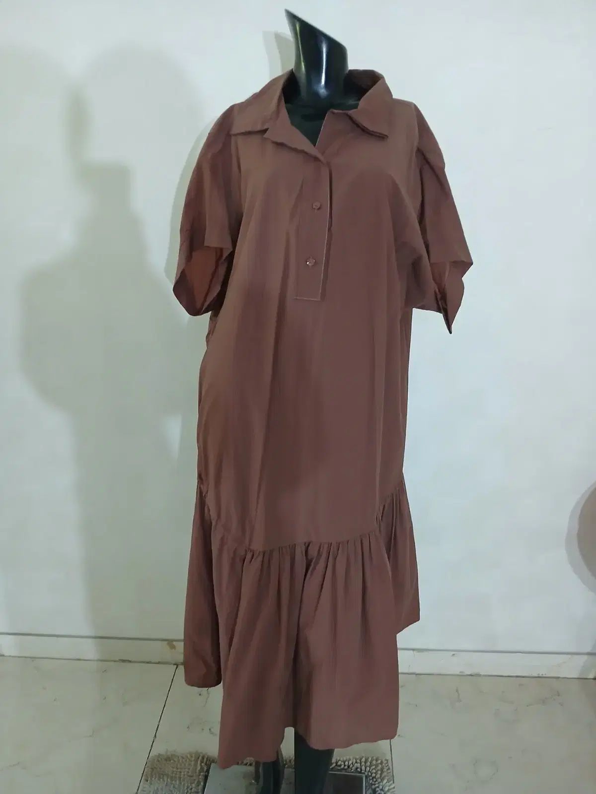 システム アシンメトリー ルーズ ロング ONE PIECE