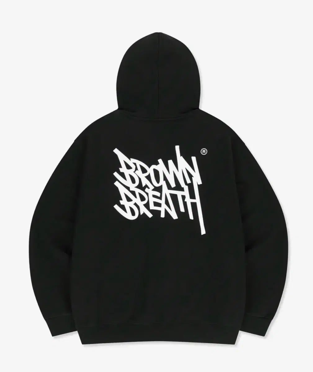 Brownbreath ブラウンブレス フードTシャツ ブラック