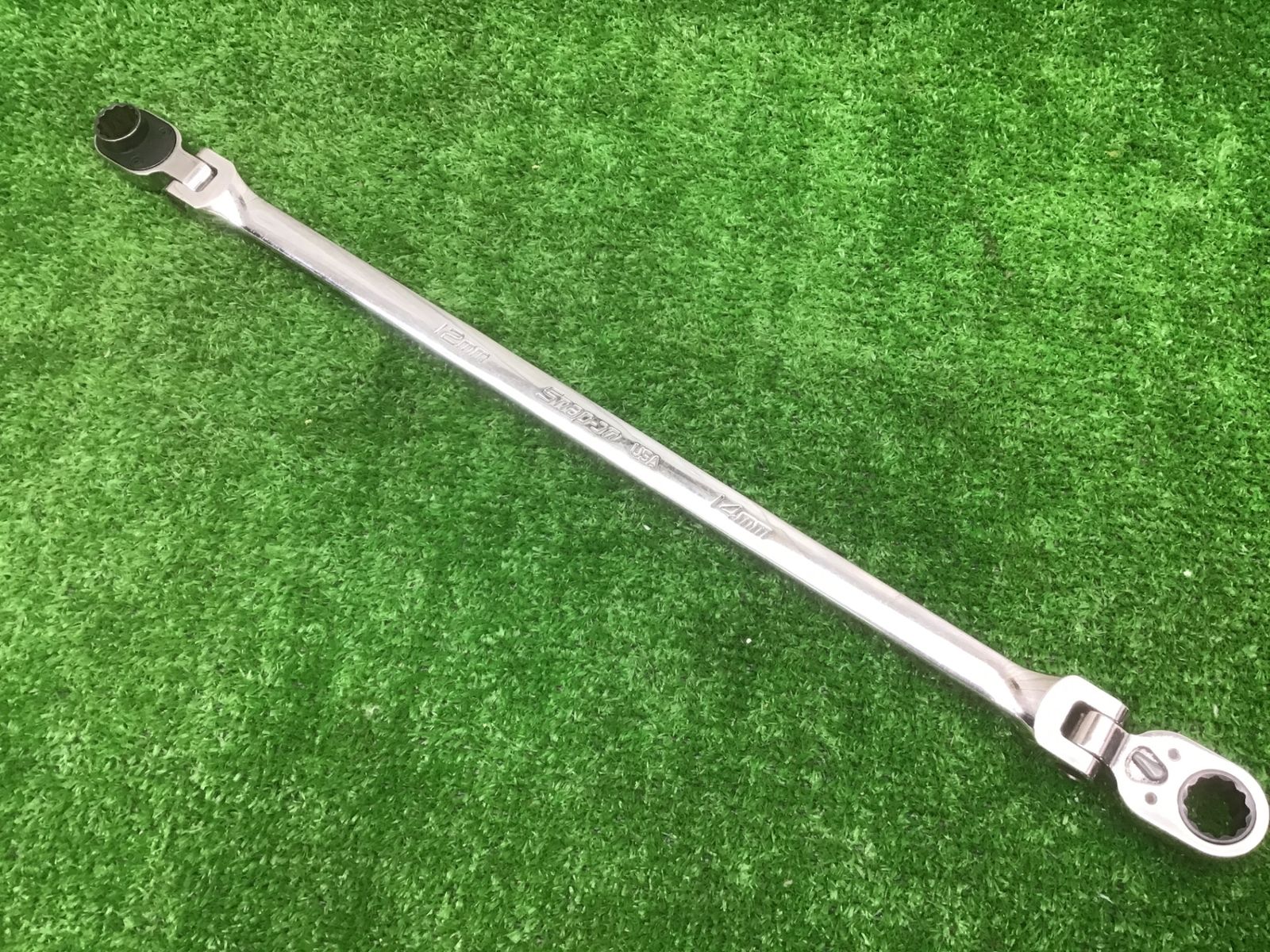 【中古Bランク】Snap-onスナップオン 12-14mmダブルフレックスリバーシブルラチェットメガネ　XFRRM1214♪アクトツール富山店♪BR