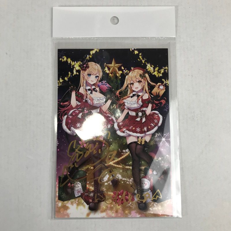 メルキス 3周年記念 数量限定ポストカード 中古美品】 ホロライブ メルキス 三周年記念 数量限定ver. 直筆サイン