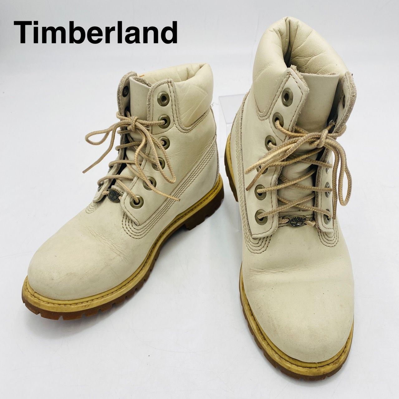 Timberland　ティンバーランド　6 Inch Premium Boot W/６インチプレミアムブーツ　23623　ワークブーツ　22.5cm　ホワイト/白 6,304円