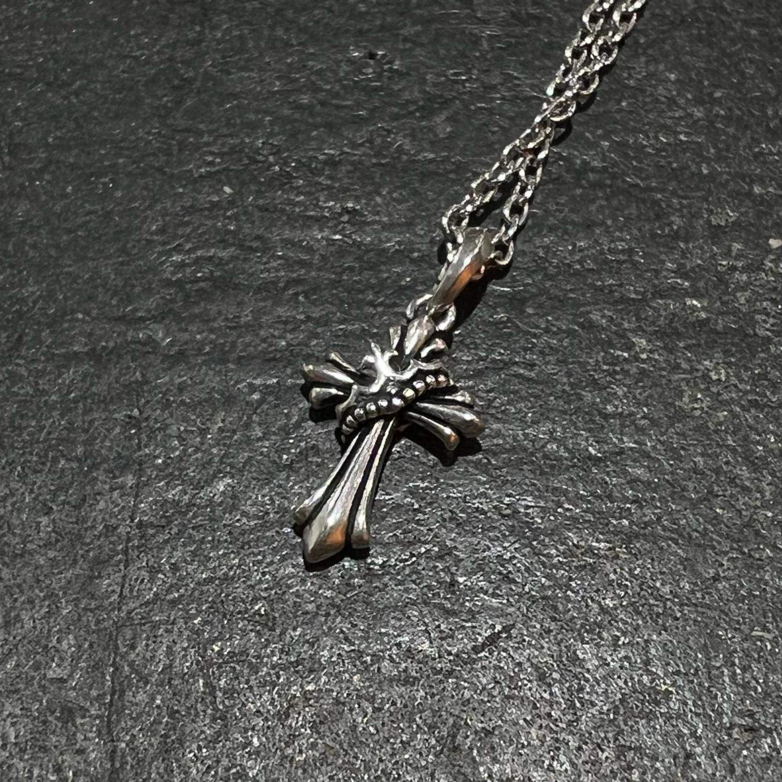 参考上代31900円 未使用 Justin Davis DARLING CROSS NECKLACE