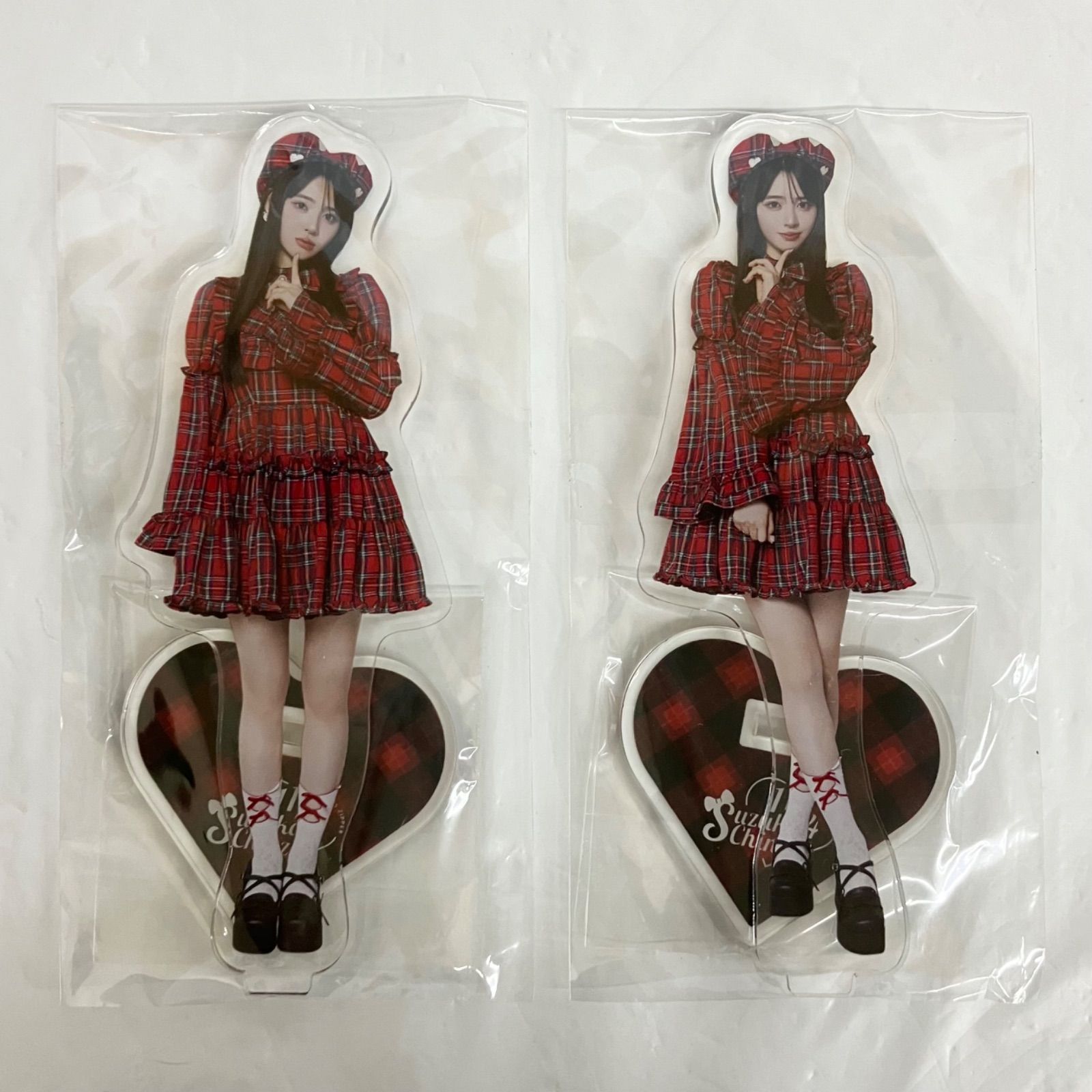 FRUITS ZIPPER 鎮西寿々歌 アクスタ 生誕ラッフル 2個セット 未開封
