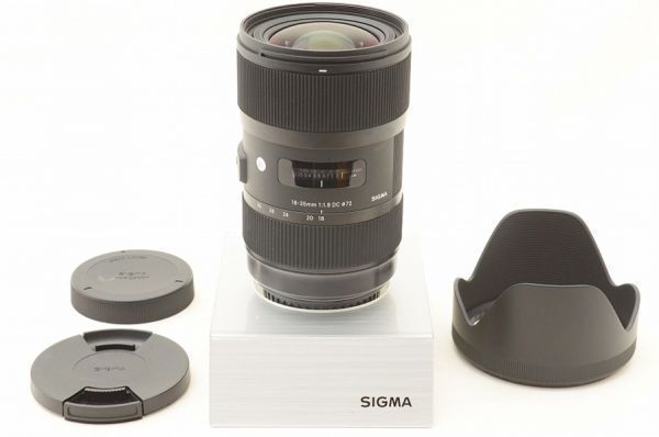 ☆極上美品☆ SIGMA シグマ 18-35mm F1.8 DC HSM Art Canon用 ♯26050205