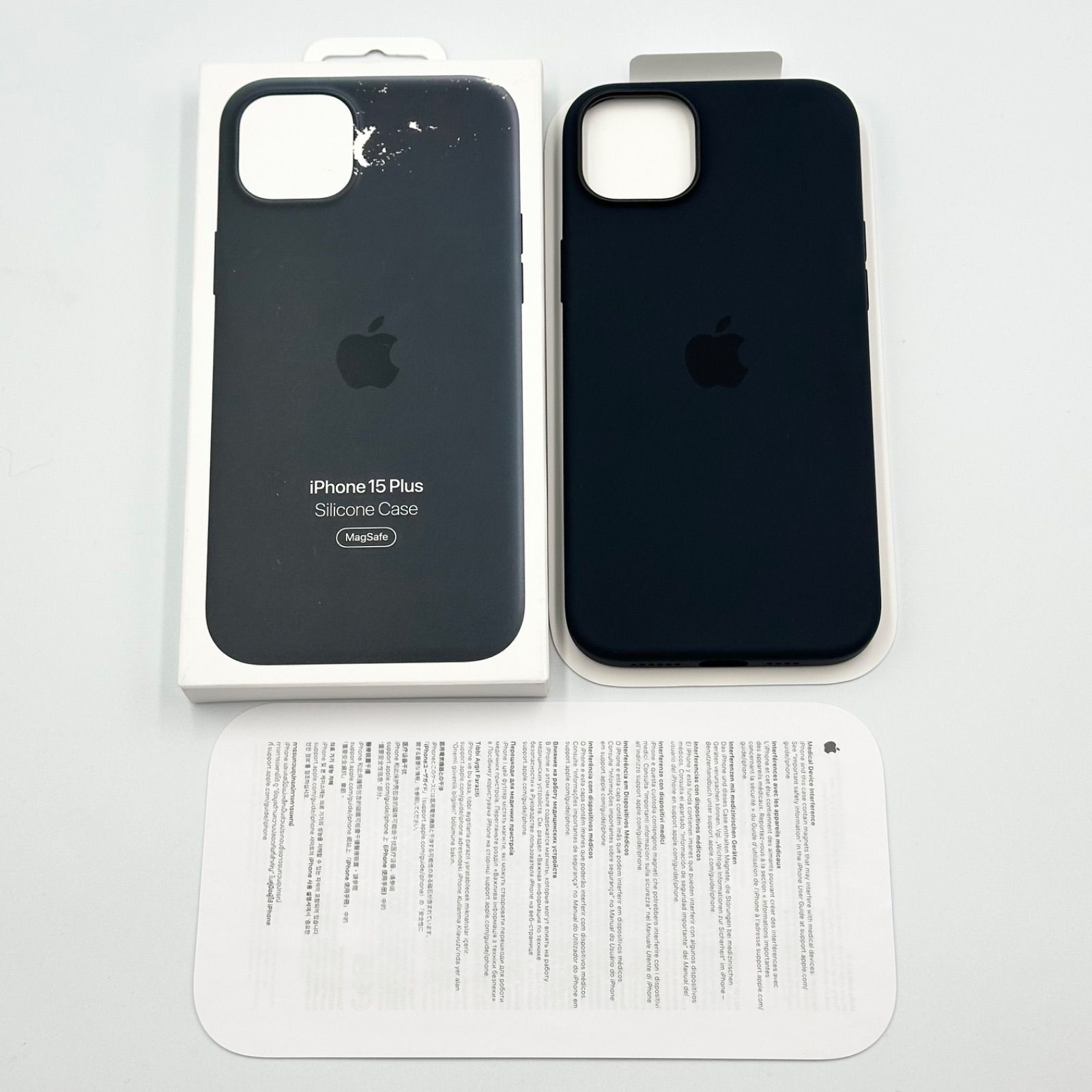 Apple純正 iPhone 15 Plus シリコンケース ブラック(未使用) - メルカリ