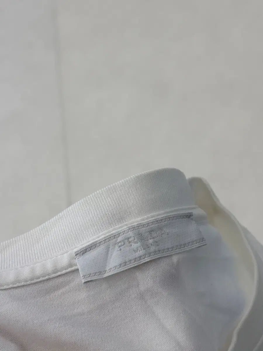 正規品 PRADA プラダ ポケット 刺繍 タブ 半袖Tシャツ 2XL(110)