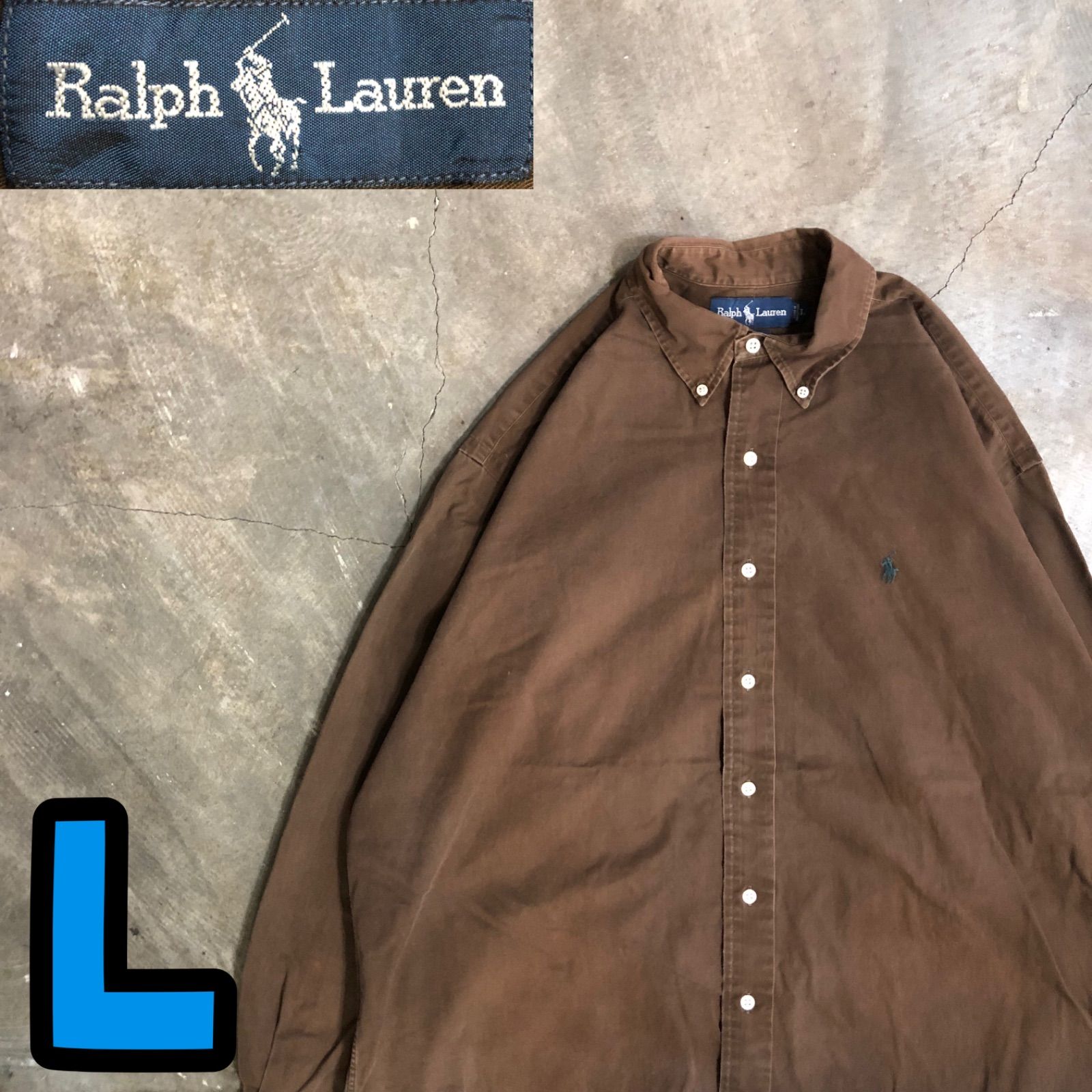 T8356 Ralph Lauren ボタンシャツ　BLAKE 古着