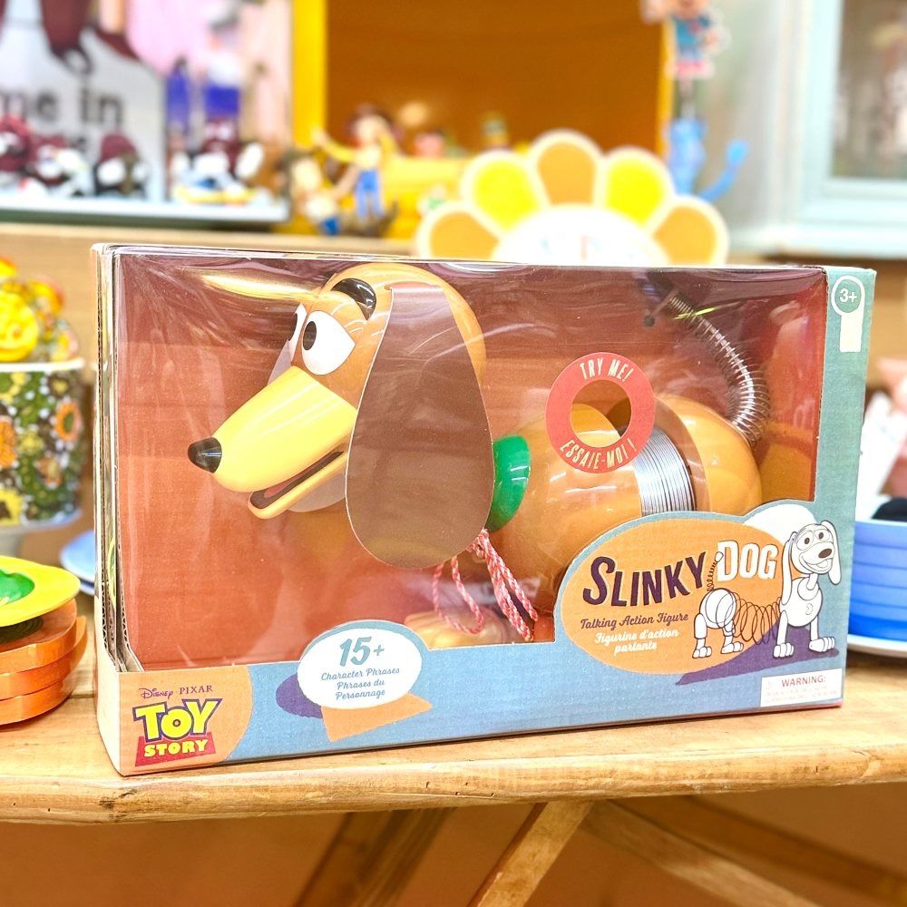 トイストーリー スリンキー トーキング フィギュア 英語 / Slinky Dog ディズニー ピクサー おもちゃ キャラクター アメリカン雑貨