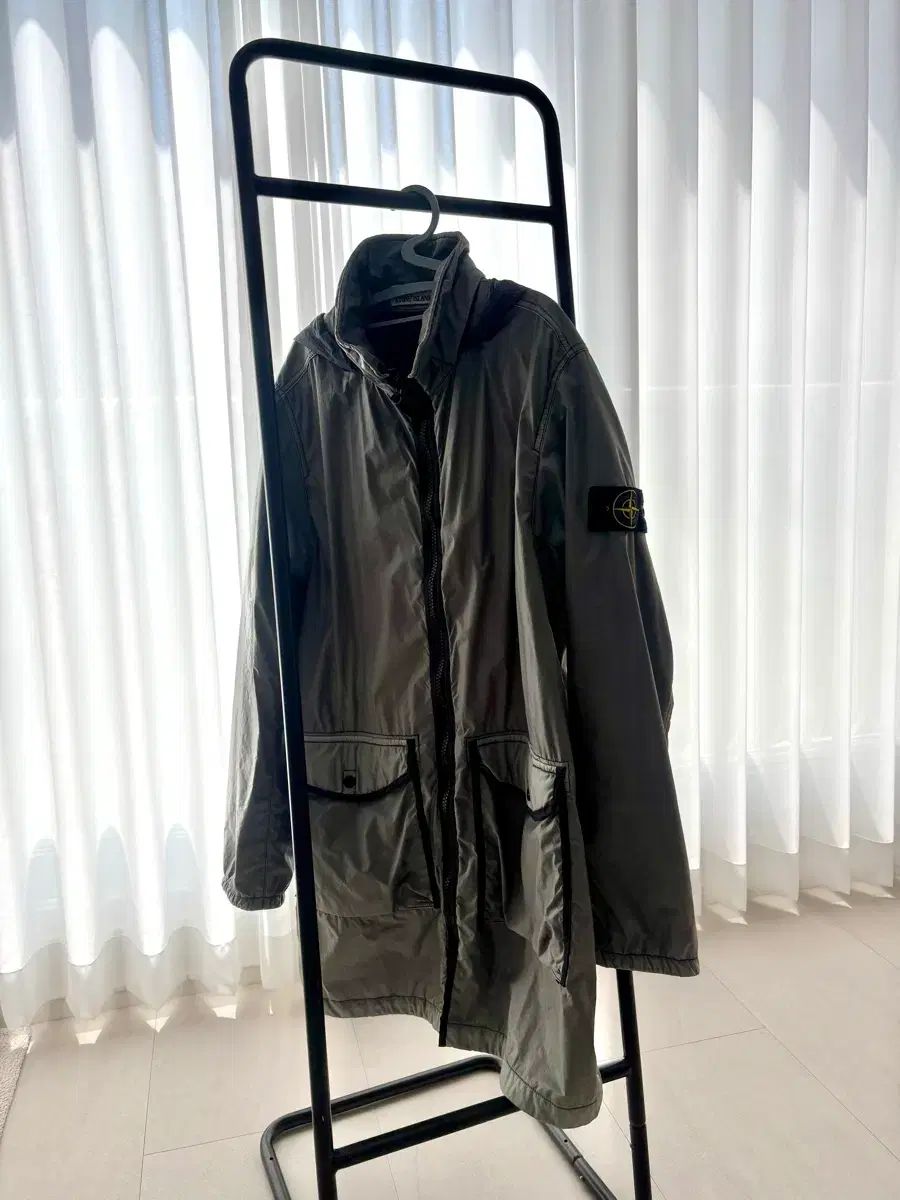 百貨店購入) STONE ISLAND ストーンアイランド ラミ LAMY フロック ロング丈ジャケット L