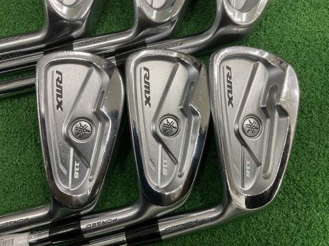 【中古】アイアンセット ヤマハ RMX 116/KBS TOUR 90 ※7番のみTOUR LITE95※/R/25[0221] リミックス　アイアン